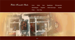 Desktop Screenshot of bella-kosmetikstudio.com